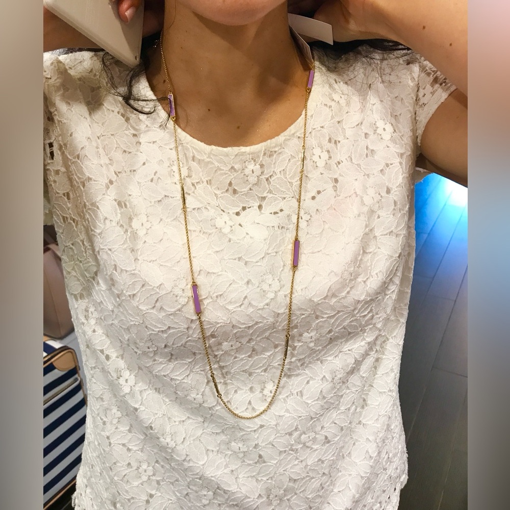 NWT —— Kate Spade necklace single or double layer wearing